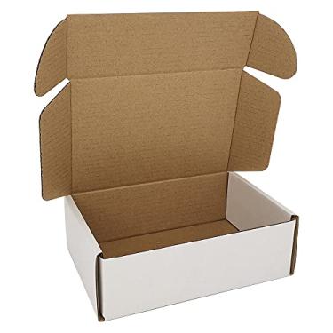 Imagem de CH-BOX Caixas De Remessa Pequenas 6X4X2'', Pacote Com 25, Papelão Ondulado Para Correspondência Comercial, Branco (Cm642-25)