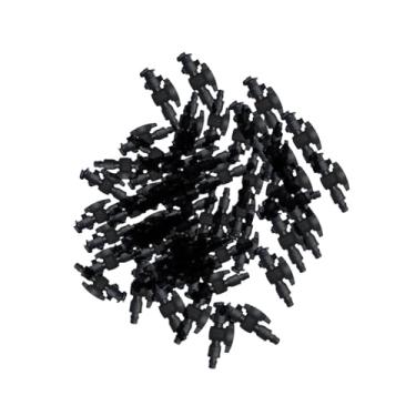 Imagem de Generic Válvula de extremidade de irrigação por gotejamento com 100 peças, versátil, instalação simples, à prova de vazamentos, trava de porca de gotejamento