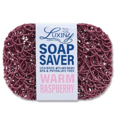 Imagem de Luxiny Protetores De Sabão Para Sabonete Em Barra, Fabricados Nos Eua Pela Luxiny, Que Podem Ser Colocados Pratos E Suportes Chuveiro - Feitos À Mão Duram Mais Com Materiais Base Plantas (Framboesa)