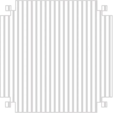 Imagem de Papel Crepom Fant Listras 48X200 Caixa C/40Un Prata