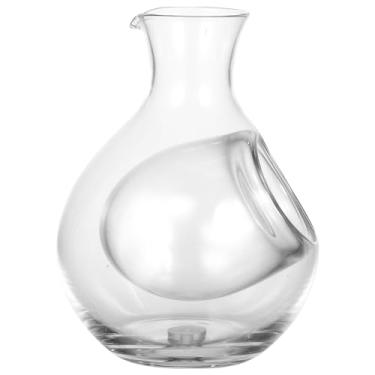 Imagem de Garrafa decantadora de vidro de saquê japonês de 300 ml com bolso de gelo, saquê frio, servidor refrigerado, decantador de uísque japonês, dispensador de bebidas e garrafas de vinho para bar de festa