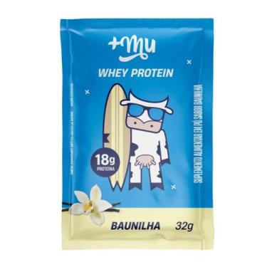 Imagem de Whey protein concentrado sache baunilha 32g +mu - MAISMU