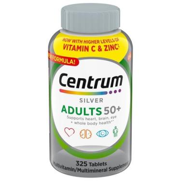 Imagem de Suplementos Centrum Silver Adults 50+ 325 comprimidos - Adventure Home