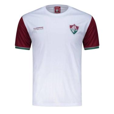 Imagem de Camiseta M/C Fluminense Mistura 00300723501 - Branco/Bordo M