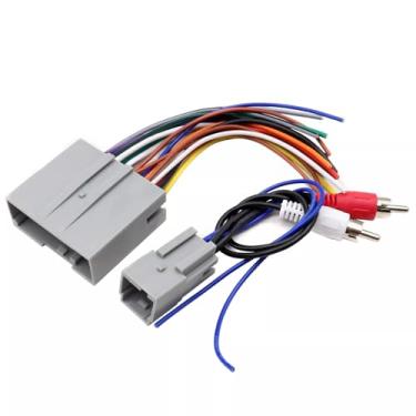Imagem de Gxcdizx 2025 novo pacote com 2 plugues adaptadores de cablagem de rádio estéreo para carro para Ford Mustang 2004-2009