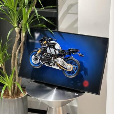 Imagem de iLuane Painel De Exposição Para Lego Technic Yamaha Mt-10 Sp 42159 Conjunto Construção Avançado Adultos, Veículos Ou Motocicletas, Colecionáveis, Montagem Em Parede, Decoração Escritório Doméstico (