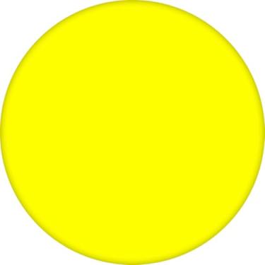 Imagem de Painel Redondo Decorativo para Festa, Tecido Sublimado Blackout, 1,5m de Diâmetro, Amarelo - Fantasias Carol