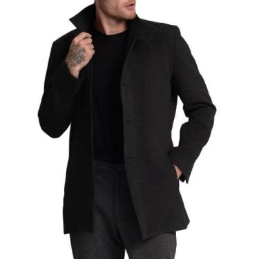 Imagem de Casaco Masculino Docthos Slim Maquinetado Preto - 658936, Preto, M