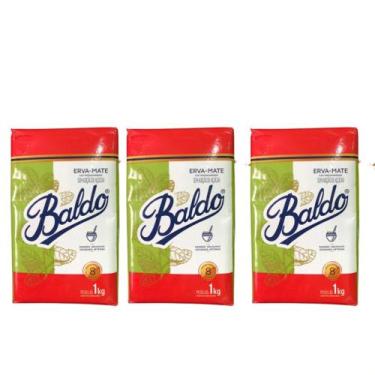 Imagem de Erva mate chmarrão baldo kit 3kg