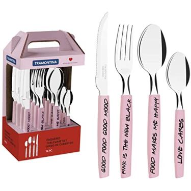 Imagem de Faqueiro Inox 16Pc My Lovely Rosa Tramontina