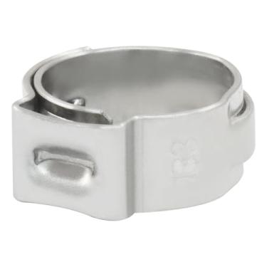 Imagem de Kemcatui 50 braçadeiras Pex Cinch, anéis de crimpagem Pex de 3/20.3 cm, grampos de encaixe de aço inoxidável para conexões de encaixe de tubulação (10,8-13,3 mm)