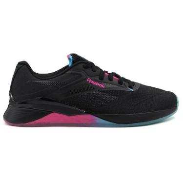 Imagem de Tênis Reebok Nano X4 Unissex, 39.5, Preto, Rosa