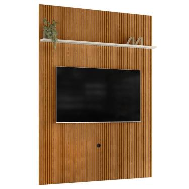 Imagem de Painel Para TV 75 Polegadas 179cm Logus Z10 Off/Cinamomo - Mpozenato
