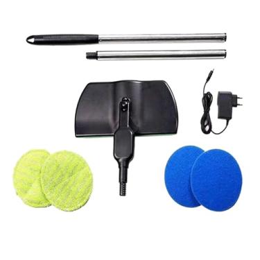 Imagem de Bothyi Esfregão elétrico rotativo, esfregão para limpeza de pisos, limpador de pisos duros, polidor, sem fio, para debaixo do sofá-cama, armário, mármore,