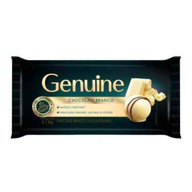 Imagem de Chocolate Genuine Branco Barra 2,1Kg - Cargil