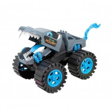 Imagem de Brinquedo Monster Truck Wolf Carrinho Miniatura Picape Fricção 29,5cm 
