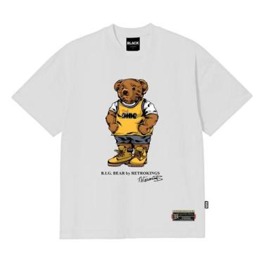 Imagem de Camiseta Black Nine Big Bear - Branca - B91107, G4