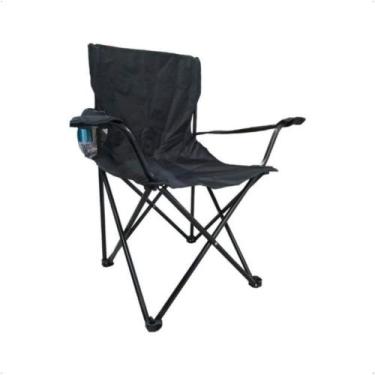 Imagem de Cadeira Araguaia Comfort com Braço e Porta Copo para Praia Camping Aca