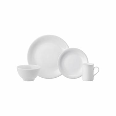 Imagem de Serviço de 16 peças com Bowl e Caneca em Porcelana, Modelo Voyage Coup, Redondo, Porcelana Schmidt