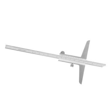 Imagem de Alta Precisão Aço Inoxidável Profundidade Vernier Máquinas Processo de 1 PCS (0-150mm)