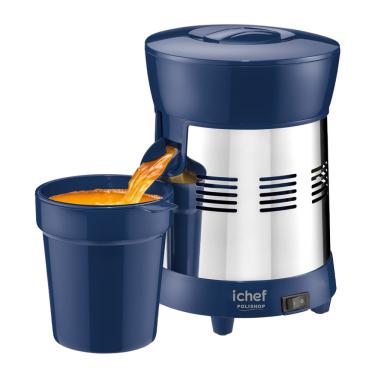 Imagem de Extrator de Sucos Ichef Polishop - Turbo Premium - Inox Blue | Bivolt