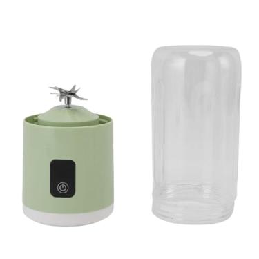 Imagem de Luqeeg Liquidificador Portátil com Espremedor, 500 Ml, Grande Capacidade, Bateria de Longa Duração, Opções Versáteis de Bebidas, Design Versátil, Copo Elétrico com USB (Verde)