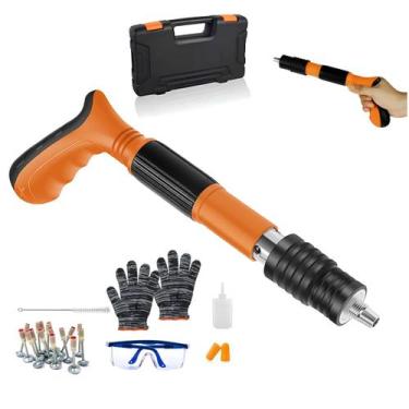 Imagem de Pistola Finca Pino Fixaçao Direta Rebitadeira EPI Segurança Açao Diret