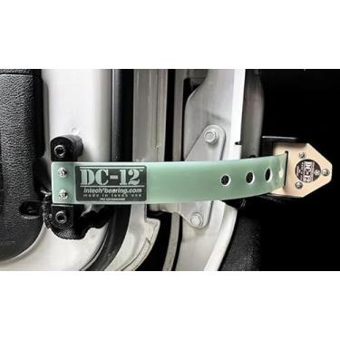 Imagem de INTECH O controle da correia de verificação de porta DC-12 adiciona 3 paradas ao balanço da porta do seu jipe, serve para JK & JKU 2007-2018