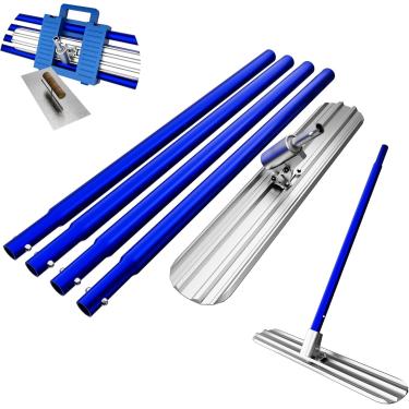 Imagem de Ferramentas De Flutuação De Touro Corete - Flutuador De Liga De Alumínio E Magnésio 48'' X 8'' Com 4 Alças Combináveis & Caixa De Ferramentas De Transporte - Kit Completo De Acabamento Core