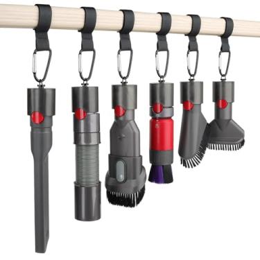 Imagem de Pacote com 10 cabides de acessórios, compatíveis com acessórios de aspirador sem fio Dyson Attachments V7 V8 V10 V11 V15 Gen5 G5 Aspiradores sem fio, suportes de acessórios de ferramentas de