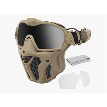 Imagem de Máscara Full Face Anti Embaçante Com Cooler (Tan)