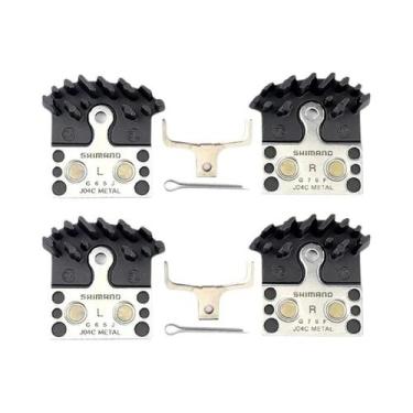 Imagem de Pastilha De Freio Ice Tech Resin Metal Cooling Fin Para Shimano DEORE 