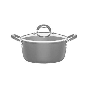 Imagem de Caçarola Tramontina Mônaco Induction Starflon Premium Preto 22cm