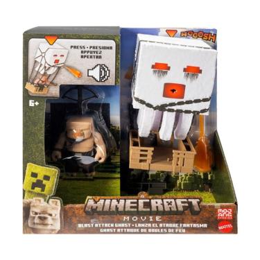 Imagem de Minecraft Ataque Explosivo do Ghast Blast Attack Ghast - Mattel JFB69