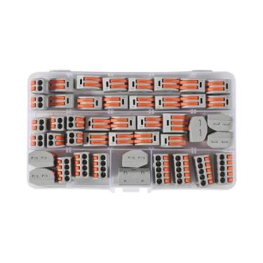 Imagem de Kit Compacto De Conectores De Fio De Alavanca 50PCS 28-12 AWG Conector