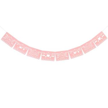 Imagem de My Baby Pink Papel Picado Banner - Decorações de festa de bebê de boas-vindas, You Are So Loved Garland, Bebe Fiesta Decorações Adereços de foto, Pequena Princesa Chegada Faixa Rosa