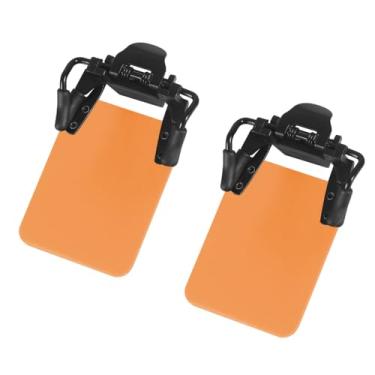 Imagem de DONGKER Persianas de óculos de tiro, 2 peças de remendo de óculos de tiro de ângulo ajustável de 180° para tiro, treinamento, tiro com arco