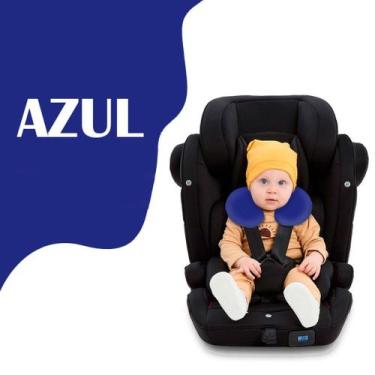 Imagem de Kit Almofada de pescoço + Faixa Apoio Suporte Cabeça de Bebê Cadeirinh