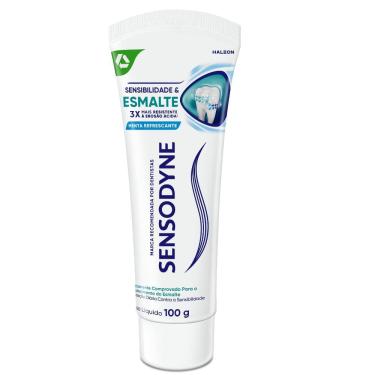Imagem de Creme Dental Sensodyne Sensibilidade e Esmalte Menta Refrescante 100g