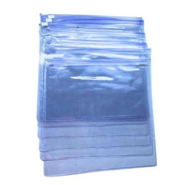 Imagem de Embalagem Multiuso PVC Cristal com Zíper 18x18cm Kit 50unds - Embalage