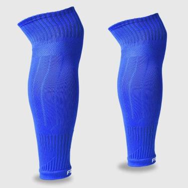 Imagem de Meião Cortado Meia Canelito Sem Pé De Futebol Compressão Pro