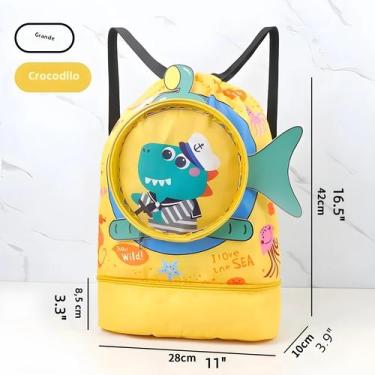 Imagem de Bolsa de Natação Infantil à Prova d'Água com Grande Capacidade e Divis