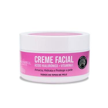 Imagem de Creme de Hidratação Facial Rosas Vitamina E e Ácido Hialurônico 80g Hi
