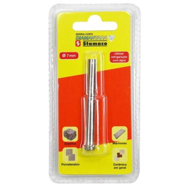 Imagem de Serra Copo Diamantada 7mm - 4820 - Stamaco Serra Copo Diamantada 7mm Stamaco 4820