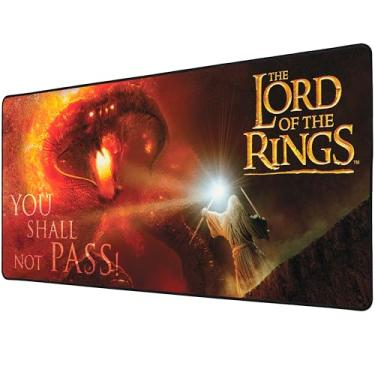 Imagem de SUBSONIC - Tapete de mouse XXL O Senhor dos Anéis 900 x 400 mm - Tapete de mesa com base antiderrapante, mouse pad para jogos - Oficialmente licenciado