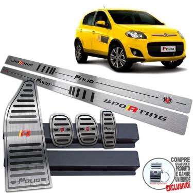 Imagem de Pedaleira Manual Soleira Descanso Preto Palio Sporting