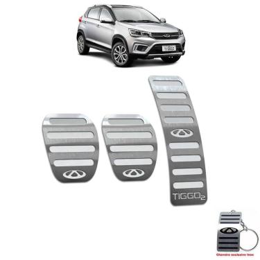 Imagem de Pedaleira Manual Chery Tiggo 2 2019 2020 Prata