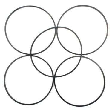 Imagem de BYYINGSUS 5 peças de capa de embreagem OEM para motocicleta O Ring Derby Cover Gasket compatível com Sportster XL 883 XL1200 1994 1995 1996 1997-2017