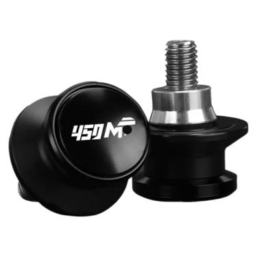 Imagem de Compatível com 450MT 450 MT 2024 2025 2026 acessórios de motocicleta CNC alumínio bobinas deslizantes de braço oscilante 10 mm 450 mt 450 Mt (preto M10)