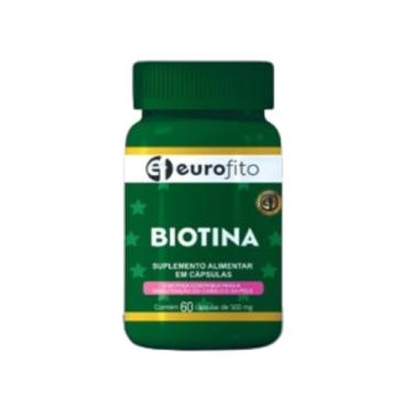 Imagem de BIOTINA 500mg 60 CAPS EUROFITO